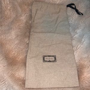 Gucci shoe dust bag